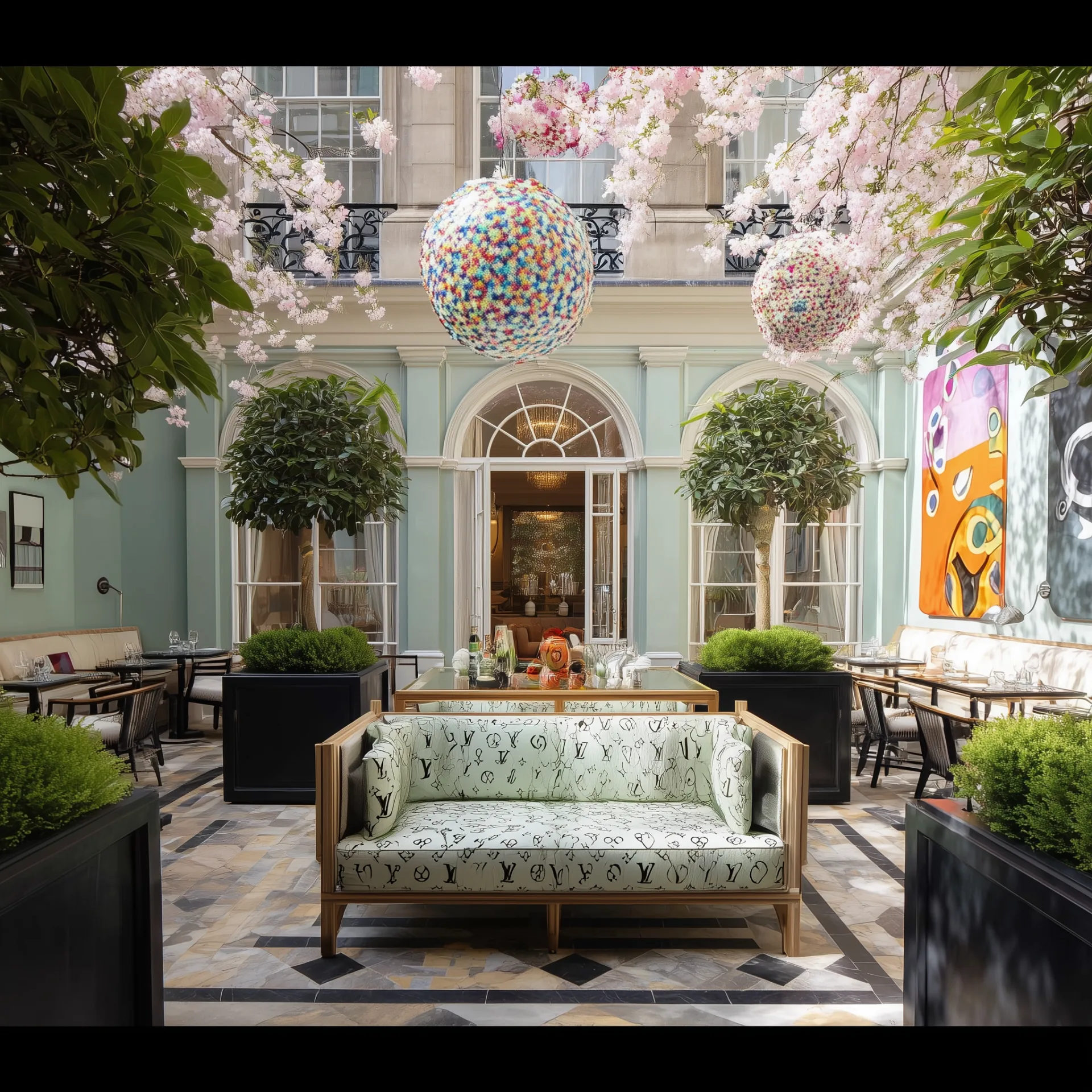 Garden Terrace at Curzon House - Private Members Club Mayfair